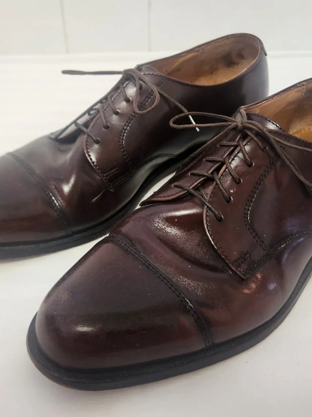 Cole Haan shoes 12 D men's brown cap toe oxfords